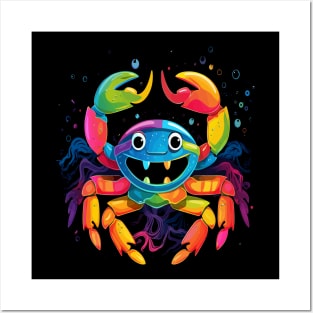 Crab Happiness Posters and Art